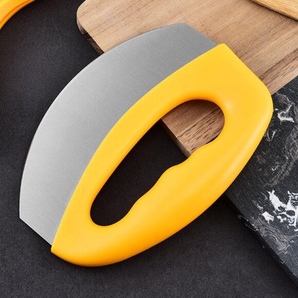 Party Pizza Knife Sharp Stainless Steel Blade, Easy to Clean and SafeSlicer1Pack - Picture 7 of 10